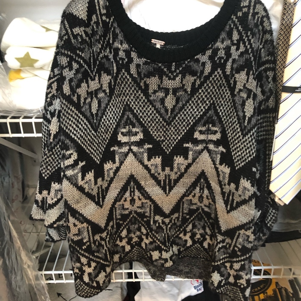 Free People Patterned Sweater